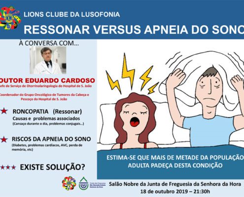 Sessão de Esclarecimento Sobre Roncopatia e Apneia do Sono