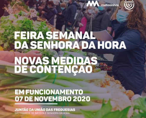 Feira Semanal da Senhora da Hora – Novas medidas de contenção
